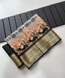 Beautiful Light Weight Pure Dola Silk Sarees