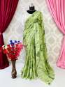 Beautiful pure Chinon saree rea6025 thumb 11