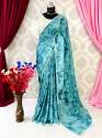 Beautiful pure Chinon saree rea6025 thumb 5