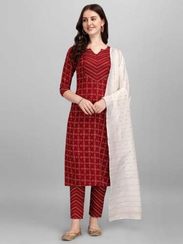 Beautiful Pure Cotton Kurti With Gotta Pati Work 