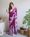Beautiful Pure Organza Silk Saree thumb 1