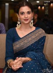 Beautiful Soft Lichi Silk Saree 