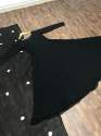 Black Color Georgette Anarkali Kurti With Dupatta thumb 4