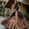 Black Color Heavy Muslin Cotton Printed Lehenga Choli thumb 3