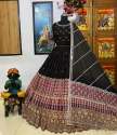 Black Color Heavy Muslin Cotton Printed Lehenga Choli thumb 5