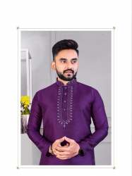 Corian Silk Mens Kurta Pajama Set 