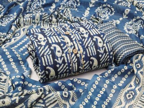 COTTON PRINTED DREES MATERIAL