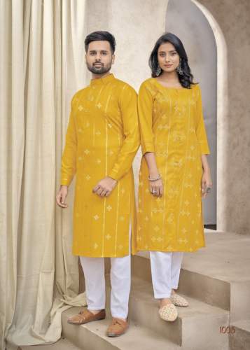couple combo of Kurta and kurti Set