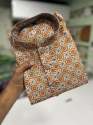 Crochet Sequence Work & Digital print Men Kurta thumb 3
