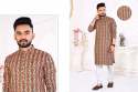 Crochet Sequence Work & Digital print Men Kurta thumb 9