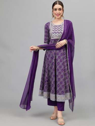 Dashing Kurtis , Pant, Dupatta rayon  by Royal Export