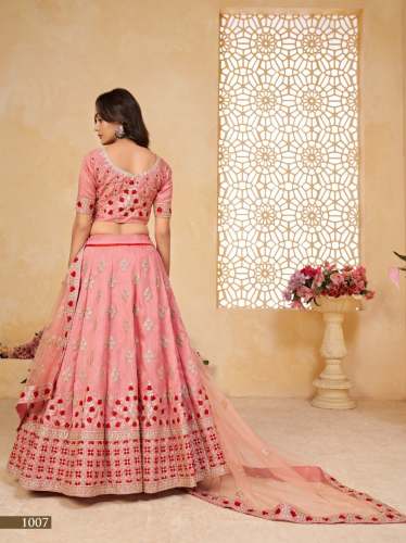 DESHING  FINE ART SILK LEHENGA by Royal Export