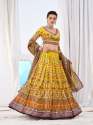 Designer Chinnon Silk Lehenga Choli Collection