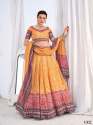 Designer Chinnon Silk Lehenga Choli Collection thumb 1
