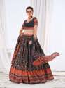Designer Chinnon Silk Lehenga Choli Collection thumb 3