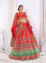 Designer Chinnon Silk Lehenga Choli Collection thumb 4