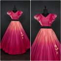 Designer Chinon Lehenga Choli  thumb 6