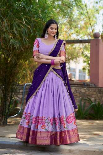 Designer Cotton Silk Lehenga Choli In Wholsale Rate by Royal Export