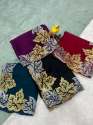 Designer embroidery work saree thumb 2