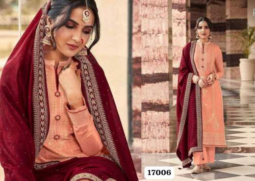 Designer Embroidery Work Suit