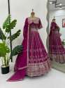 Designer Foux Georgette Lehenga Choli Collection  thumb 2