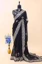 designer georgette saree collection for woman  thumb 3