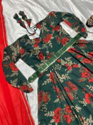 Designer Heavy Faux Georgette Anarkali suit 