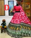 Designer Muslin Cotton Printed Lehenga Choli With Mirror Work