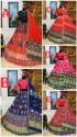 Designer Muslin Cotton Printed Lehenga Choli With Mirror Work thumb 1