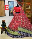 Designer Muslin Cotton Printed Lehenga Choli With Mirror Work thumb 2