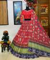 Designer Muslin Cotton Printed Lehenga Choli With Mirror Work thumb 3