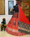 Designer Muslin Cotton Printed Lehenga Choli With Mirror Work thumb 6