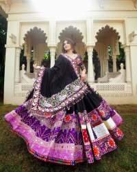Designer Printed lehenga choli in heavy Muslin cotton