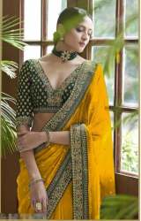 Designer Zari Work Silk Saree 
