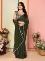 DESIGNER SOFT GEORGETTE SAREE COLLECTION FOR WOMAN  thumb 2