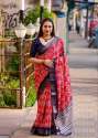 Designer Soft Silk Printed Patola Saree 