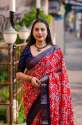 Designer Soft Silk Printed Patola Saree  thumb 1