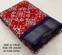 Designer Soft Silk Printed Patola Saree  thumb 3