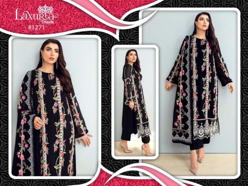 Designer Stylish Heavy Georgette Embroidery Kurti Set