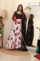 Designer Tabby Silk Gown With Dupatta thumb 9