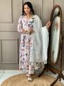 designer top bottom dupatta kurta set thumb 1