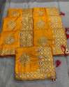 Dola Silk Gotapatti embroidery saree