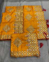 Dola Silk Gotapatti embroidery saree