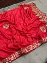 Dola Silk Gotapatti embroidery saree thumb 1