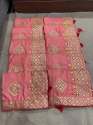 Dola Silk Gotapatti embroidery saree thumb 5