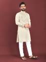 Embroidered Mirror Work Kurta Men