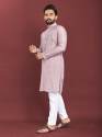 Embroidered Mirror Work Kurta Men thumb 4