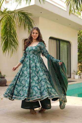 EXCLUSIVE READYMADE ANARKALI SUIT SET