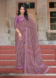 fancy Chiffon saree