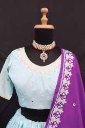 Fancy Digital Print Work NEW LAHNGHA CHOLI